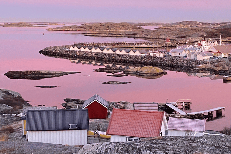 Lucka 1, utsikt, vintermorgon