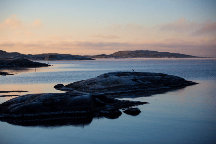 Lucka 2, Vrångö, havet, klippor