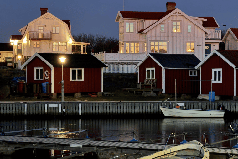 Vrångö, Göteborg, isnätter