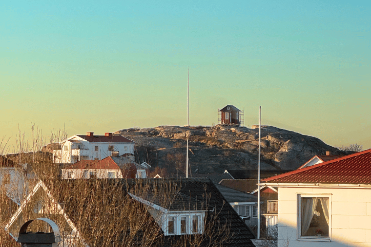 Vrångö, utkiken, vårvinter