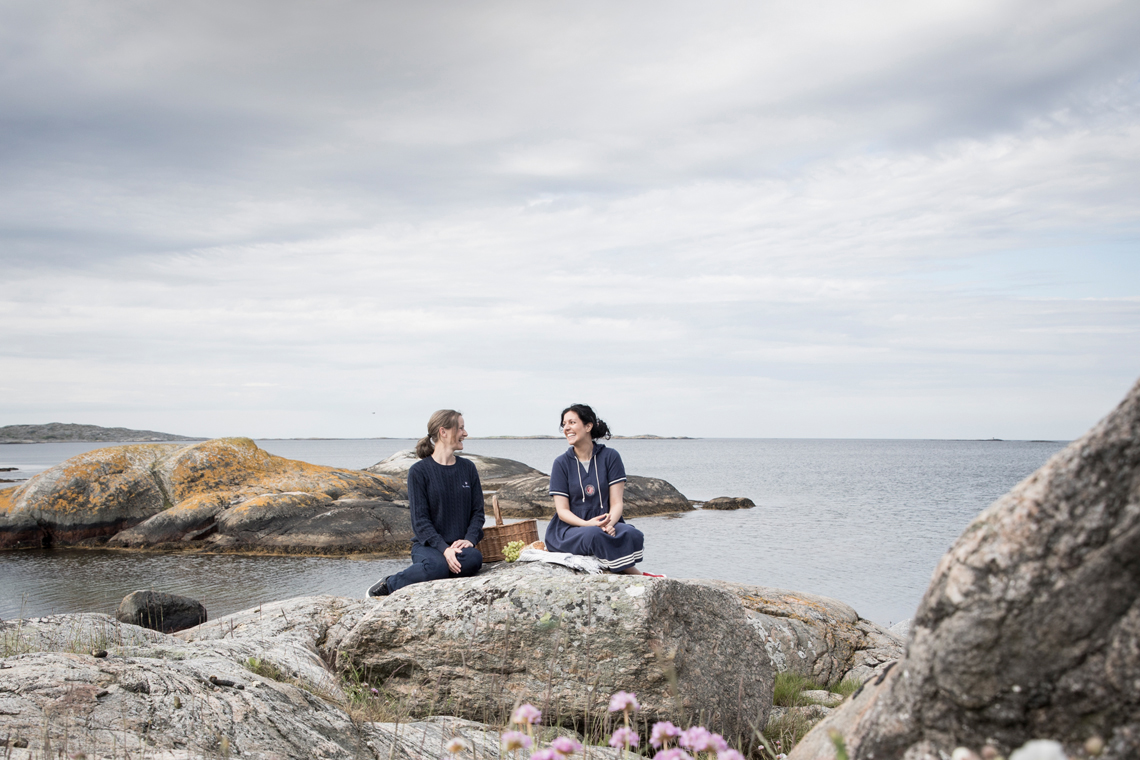 Våren på Vrångö - ses på en klippa