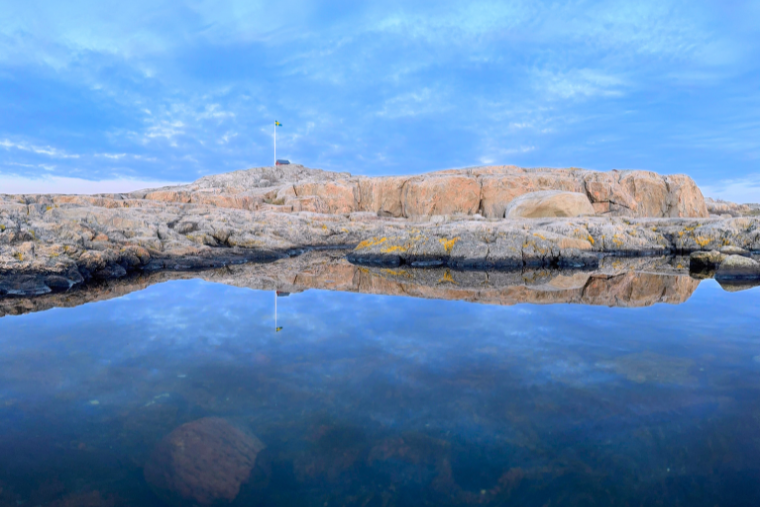 Vrångö, utkiken, vår