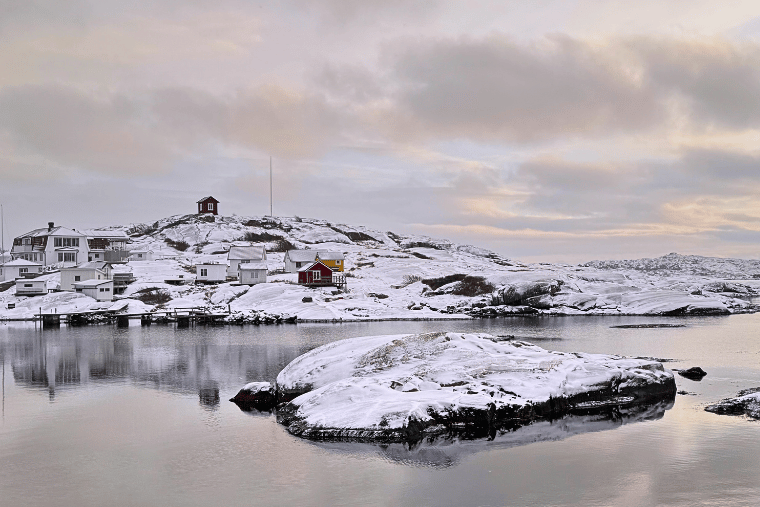 Snigen, Utkiken, Vrångö, snö
