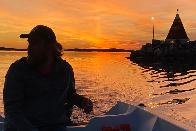 Solnedgång i september